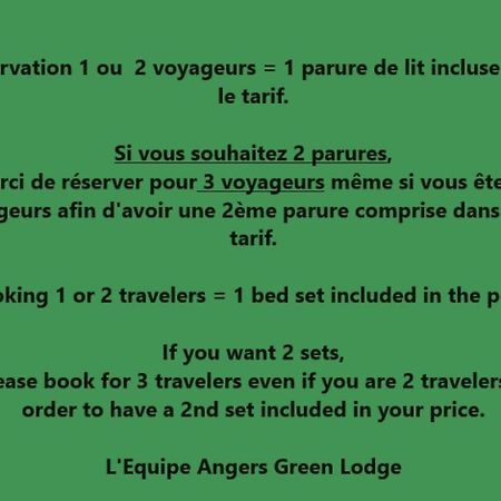 Angers Green Lodge - Cosy Studio Ngoại thất bức ảnh